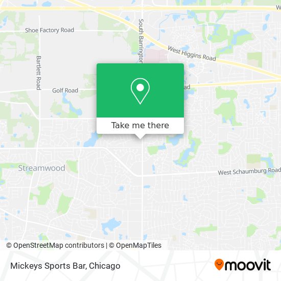 Mickeys Sports Bar map