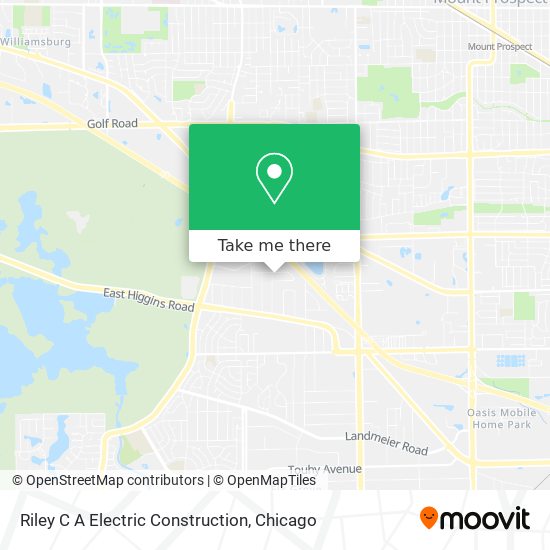 Riley C A Electric Construction map