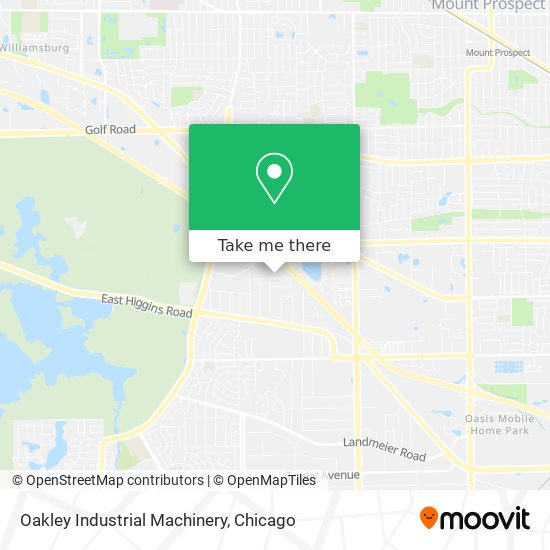 Oakley Industrial Machinery map