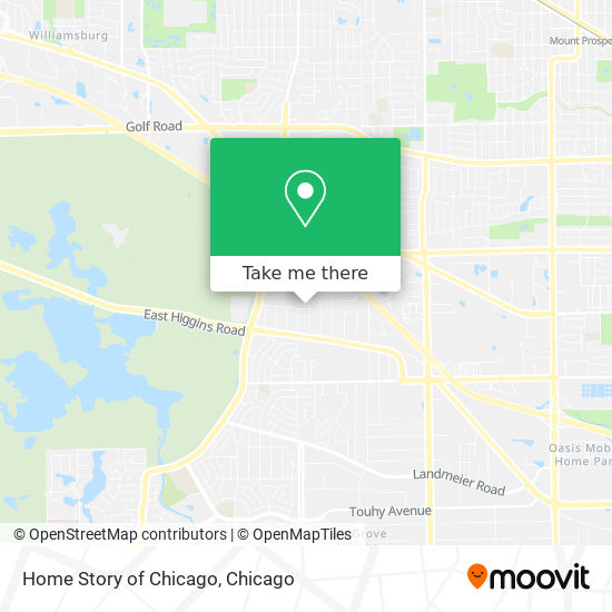 Mapa de Home Story of Chicago