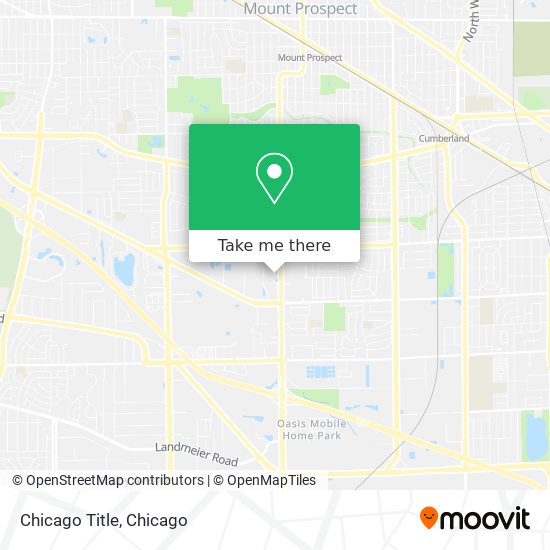 Chicago Title map