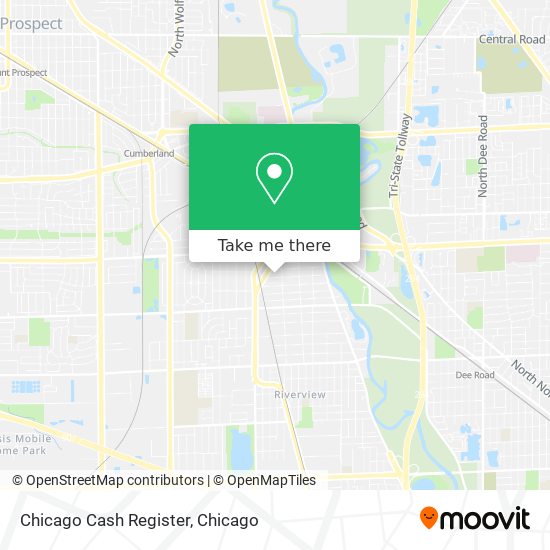 Mapa de Chicago Cash Register