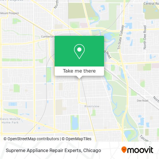 Supreme Appliance Repair Experts map