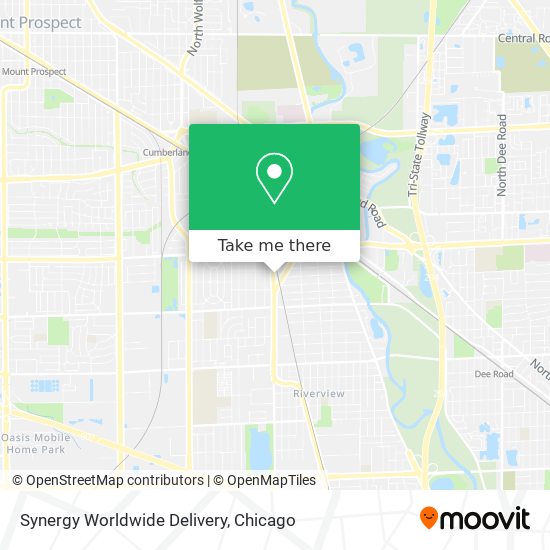 Mapa de Synergy Worldwide Delivery
