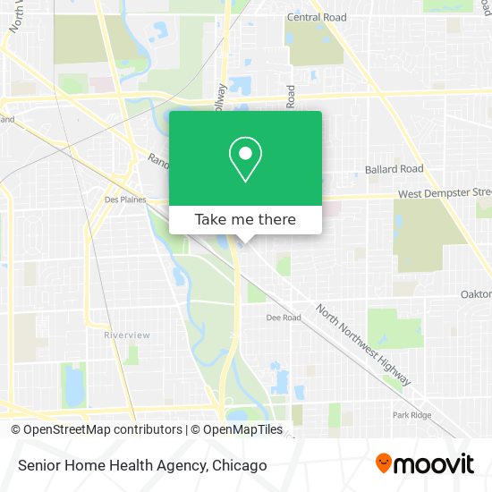 Senior Home Health Agency map