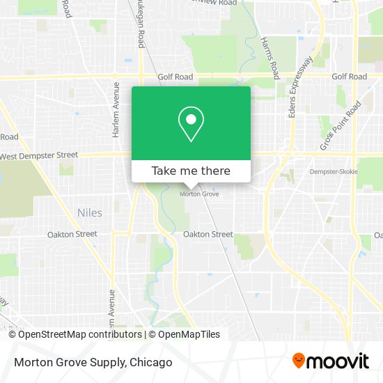 Morton Grove Supply map