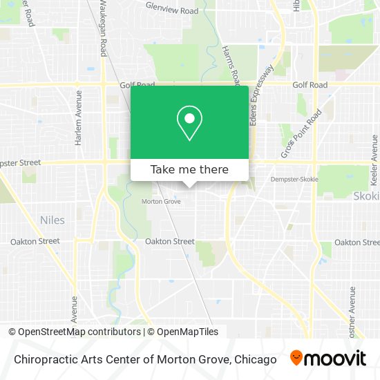 Mapa de Chiropractic Arts Center of Morton Grove