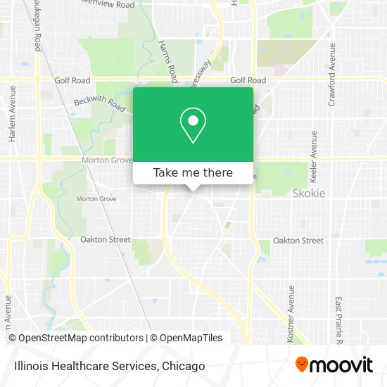 Illinois Healthcare Services map