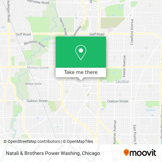 Natali & Brothers Power Washing map