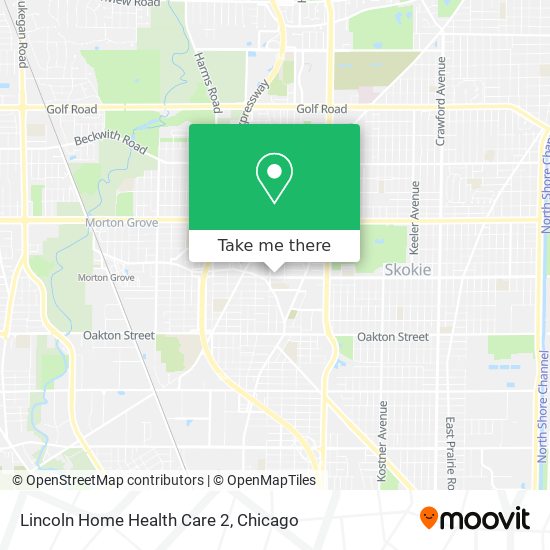 Lincoln Home Health Care 2 map