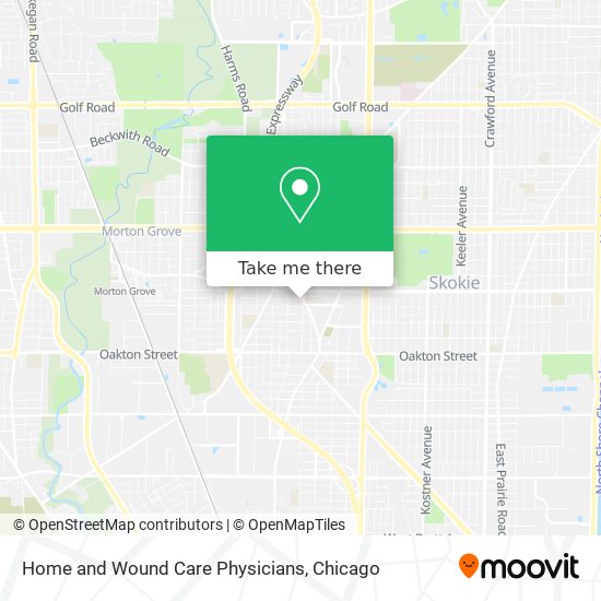 Home and Wound Care Physicians map