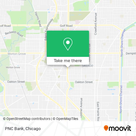 PNC Bank map