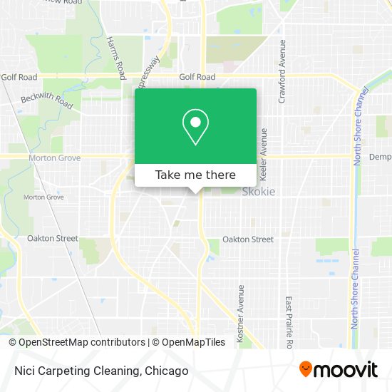 Nici Carpeting Cleaning map