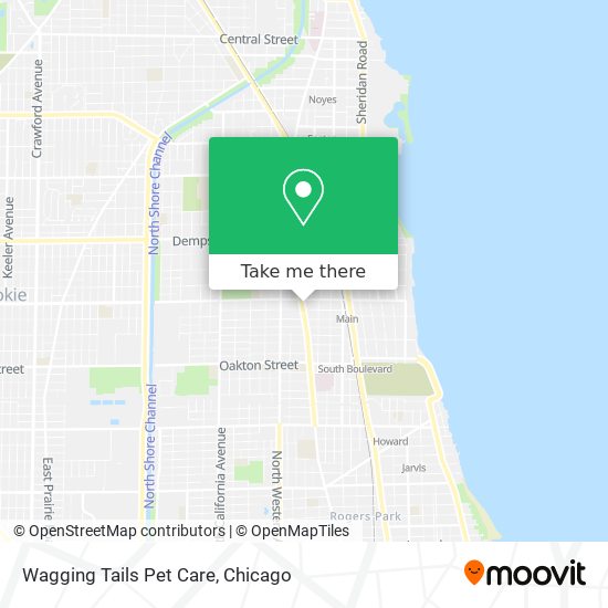 Wagging Tails Pet Care map