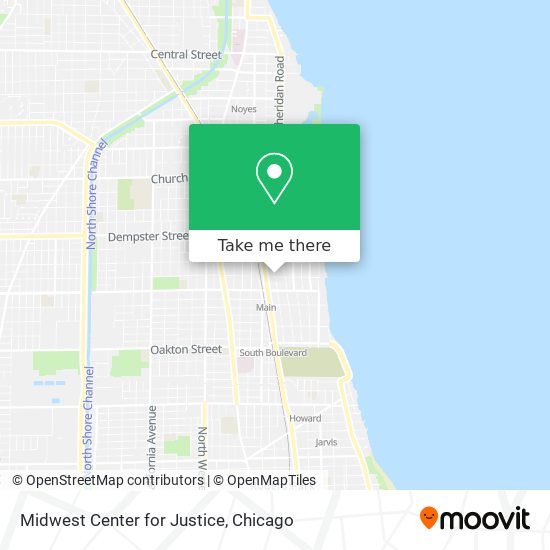 Midwest Center for Justice map