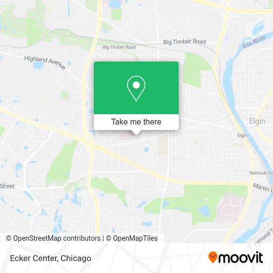 Ecker Center map