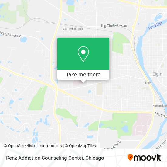 Renz Addiction Counseling Center map