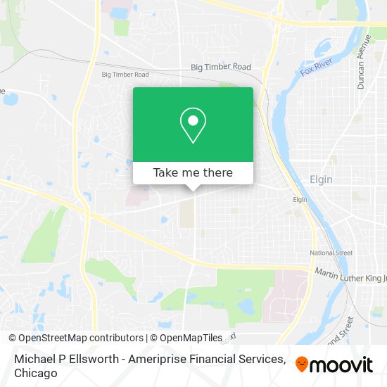 Mapa de Michael P Ellsworth - Ameriprise Financial Services