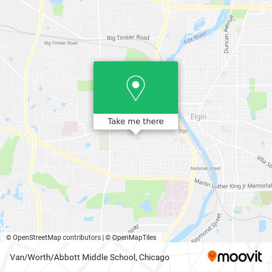 Van/Worth/Abbott Middle School map