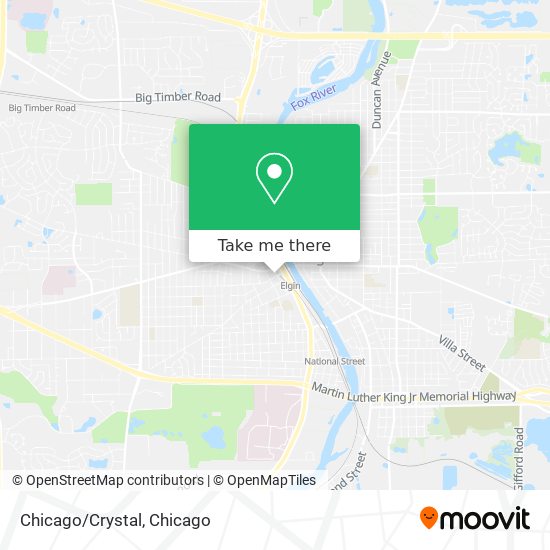 Chicago/Crystal map