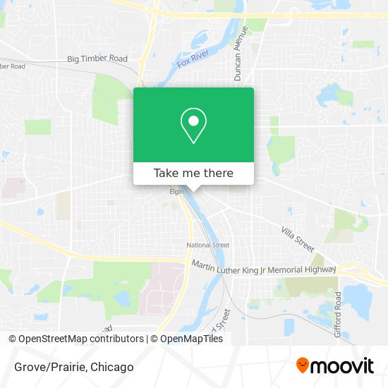 Mapa de Grove/Prairie