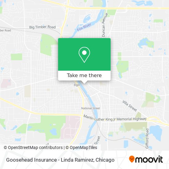 Mapa de Goosehead Insurance - Linda Ramirez