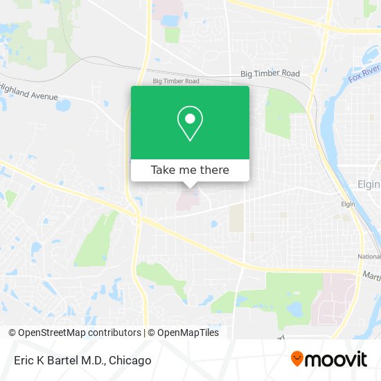 Mapa de Eric K Bartel M.D.