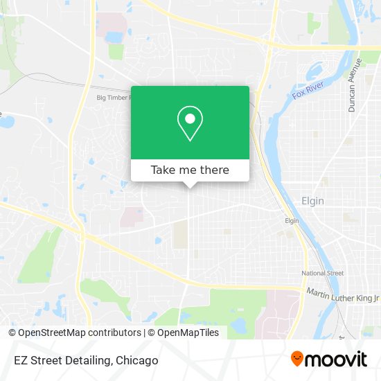 EZ Street Detailing map