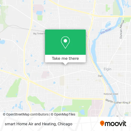 smart Home Air and Heating map