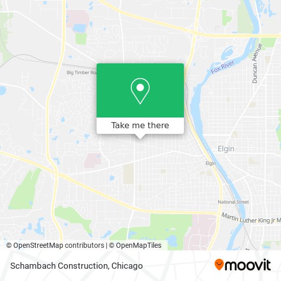 Schambach Construction map