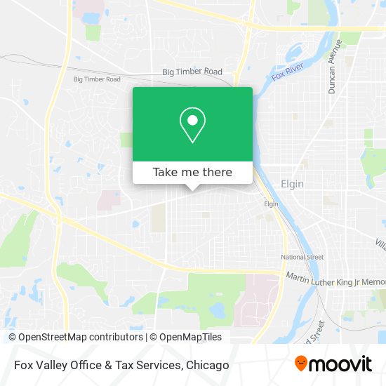 Fox Valley Office & Tax Services map