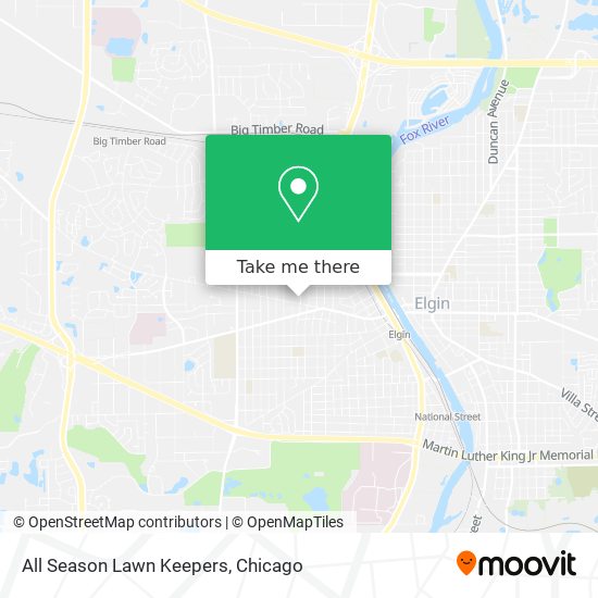 All Season Lawn Keepers map