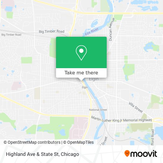 Mapa de Highland Ave & State St