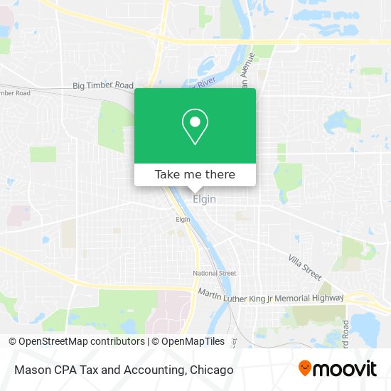 Mason CPA Tax and Accounting map