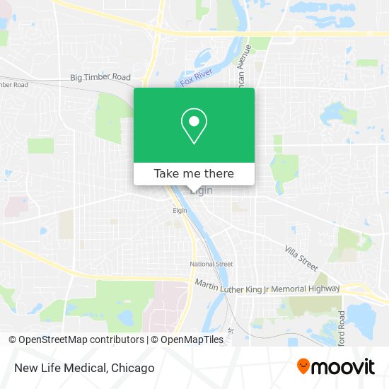 New Life Medical map