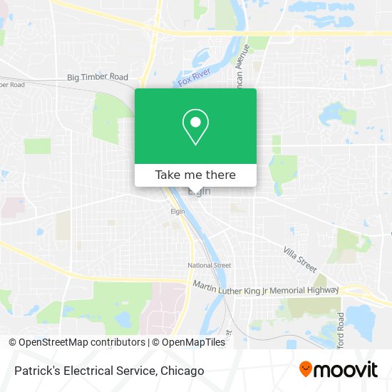 Mapa de Patrick's Electrical Service