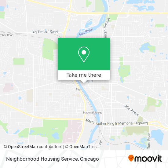 Neighborhood Housing Service map