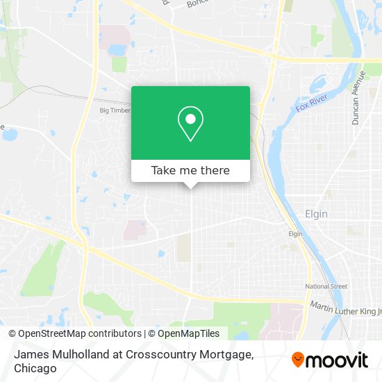 James Mulholland at Crosscountry Mortgage map