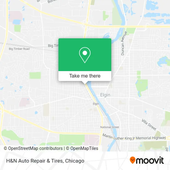 H&N Auto Repair & Tires map