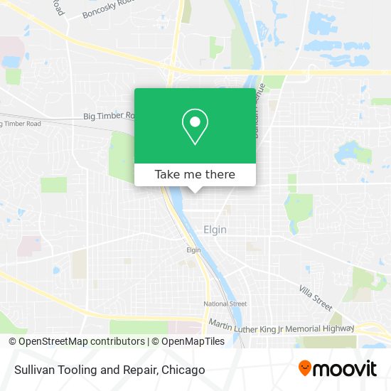 Sullivan Tooling and Repair map