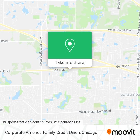 Mapa de Corporate America Family Credit Union