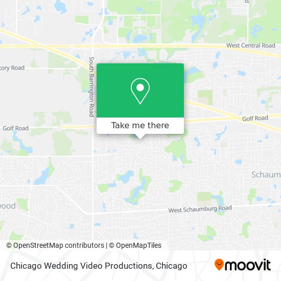 Mapa de Chicago Wedding Video Productions
