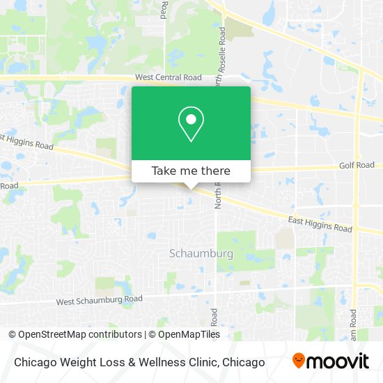 Mapa de Chicago Weight Loss & Wellness Clinic