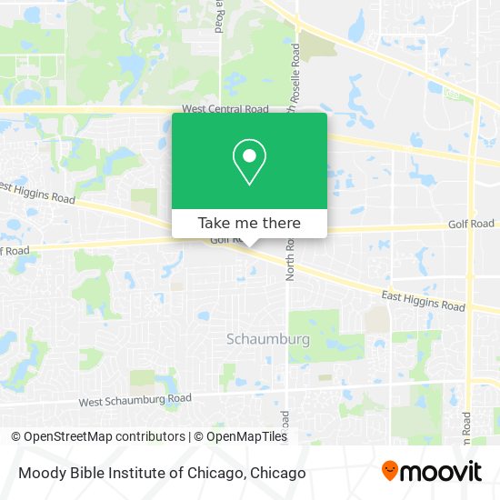 Moody Bible Institute of Chicago map