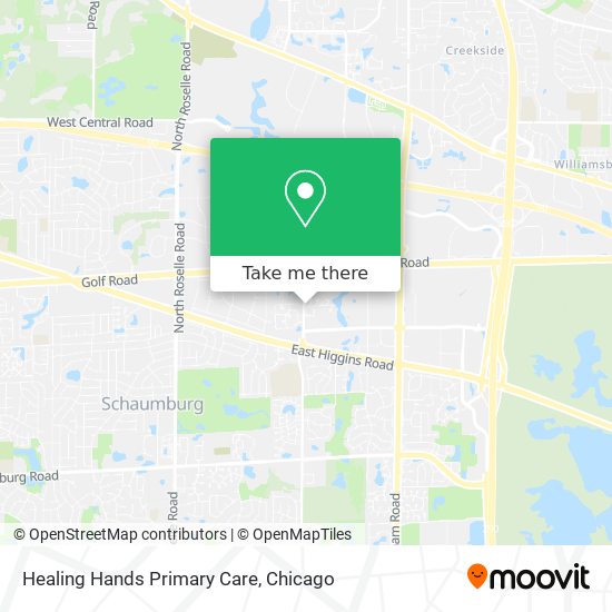 Healing Hands Primary Care map