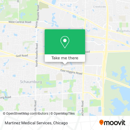 Martinez Medical Services map