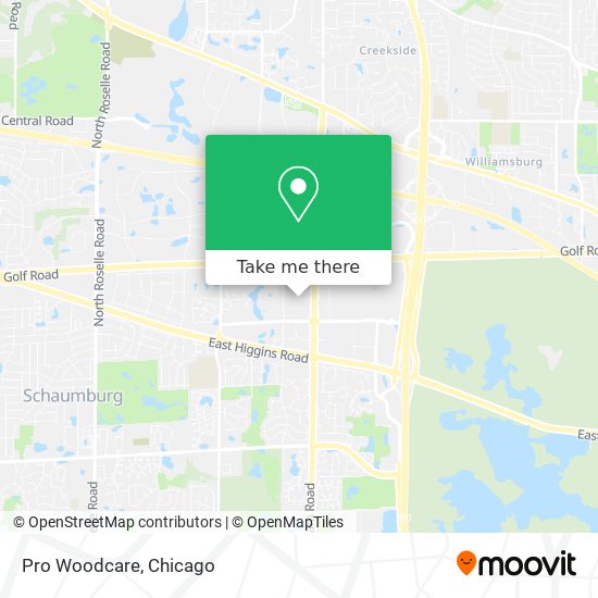 Pro Woodcare map