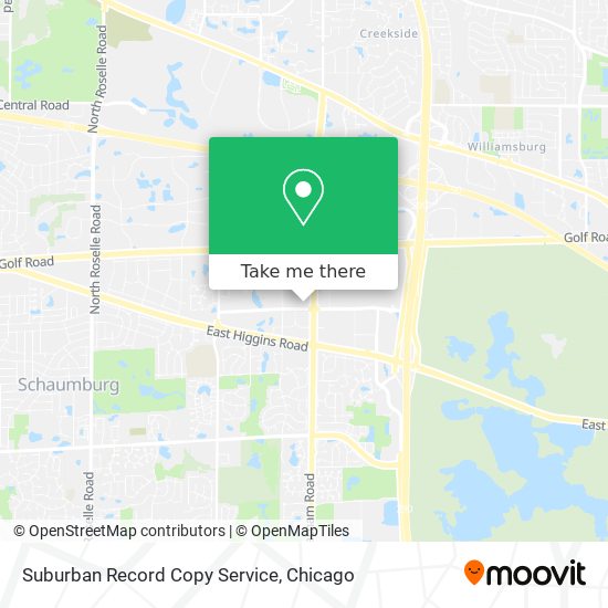 Suburban Record Copy Service map