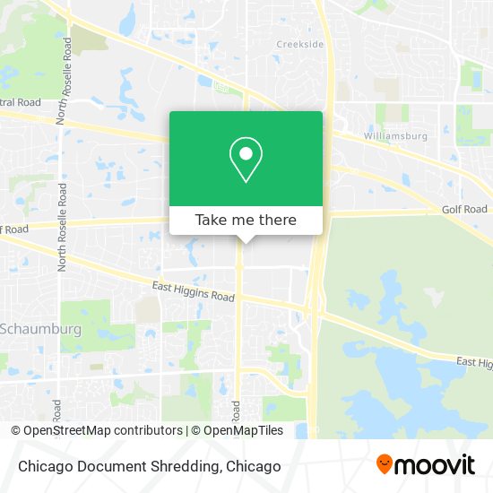 Chicago Document Shredding map