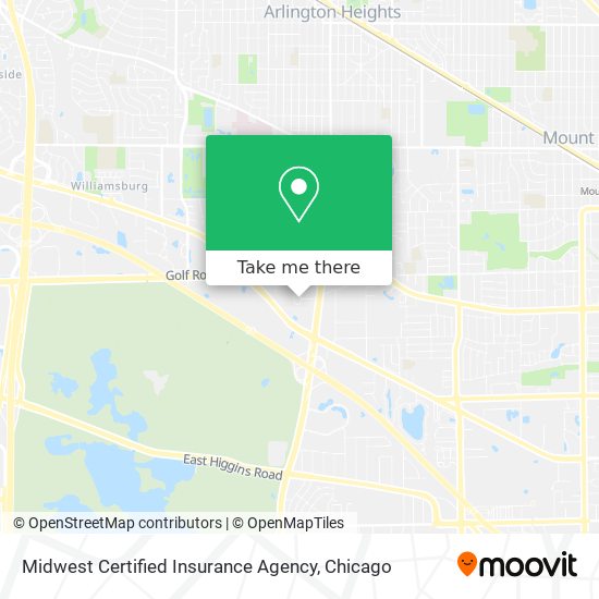 Mapa de Midwest Certified Insurance Agency